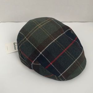 BARBOUR Tartan Flat Cap. Sz 7 1/2